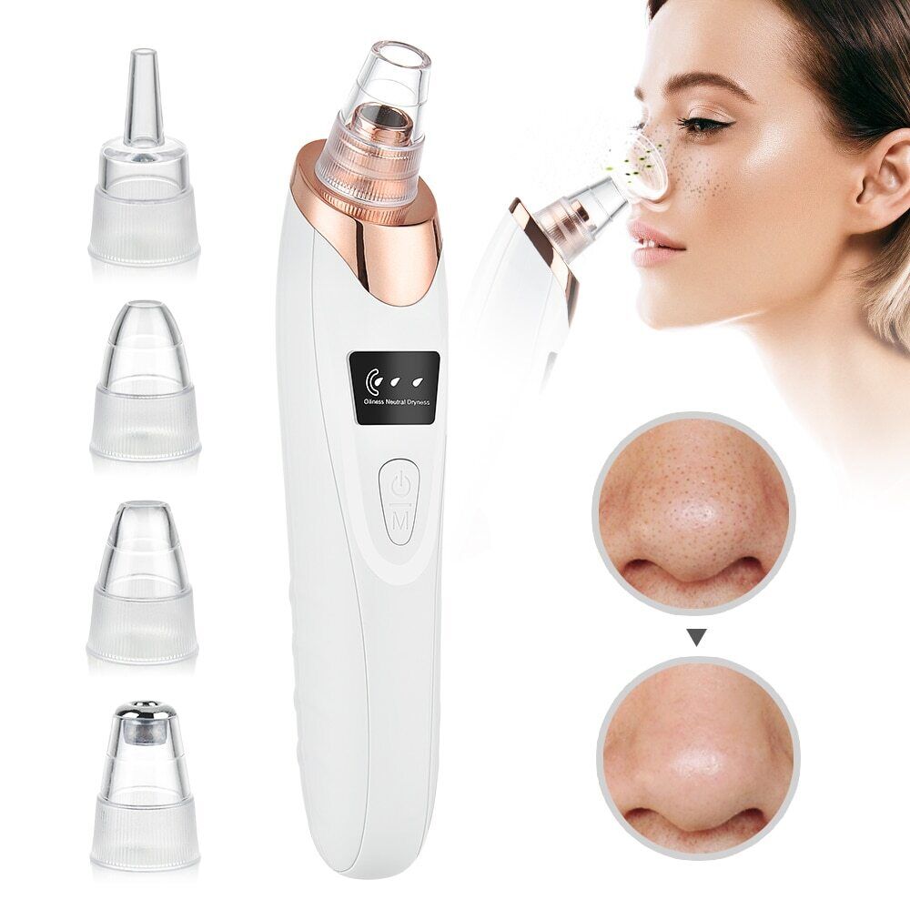 Electric Blackhead Remover – Powerful Pore Vacuum for Deep Cleansing & Clear Skin | Rechargeable & Gentle on Skin