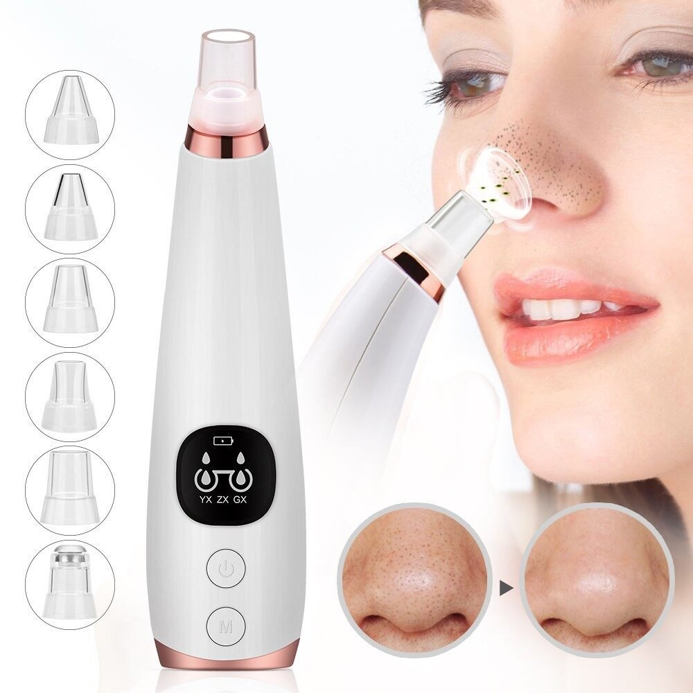 Electric Blackhead Remover – Powerful Pore Vacuum for Deep Cleansing & Clear Skin | Rechargeable & Gentle on Skin